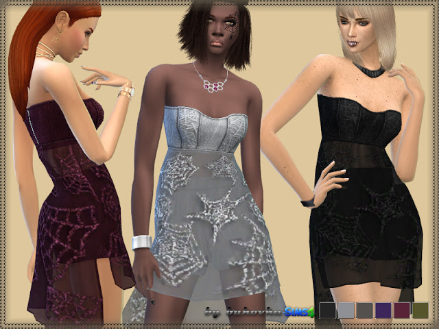 Sims 4 Gossamer Dress at Bukovka