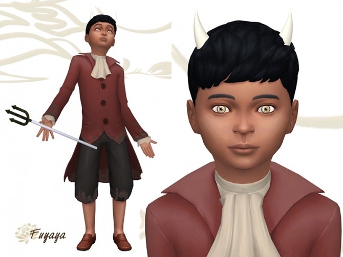 Sims 4 Little devil horns by Fuyaya at Sims Artists