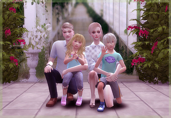 Sims 4 Family Pose 03 at Studio K Creation