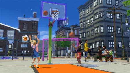 Game On, Inside and Out with Video Games and Basketball in The Sims 4 City Living at The Sims™ News