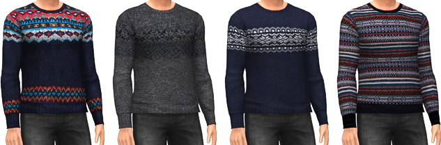 Men’s Sweaters at Marvin Sims » Sims 4 Updates