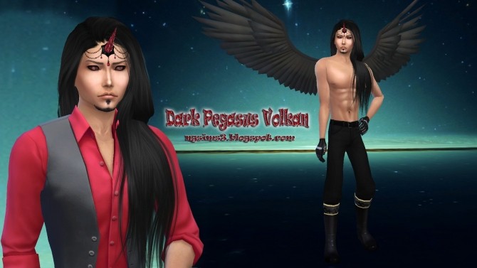 Sims 4 Dark Pegasus Volkan at NG Sims3