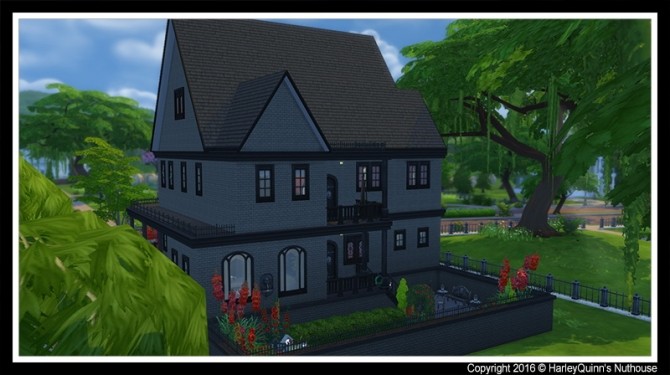 Sims 4 Goth Manor 2016 at Harley Quinn’s Nuthouse