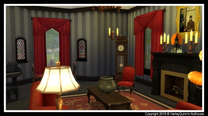 Sims 4 Goth Manor 2016 at Harley Quinn’s Nuthouse