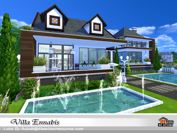 Sims 4 Villa Ennabis by autaki at TSR