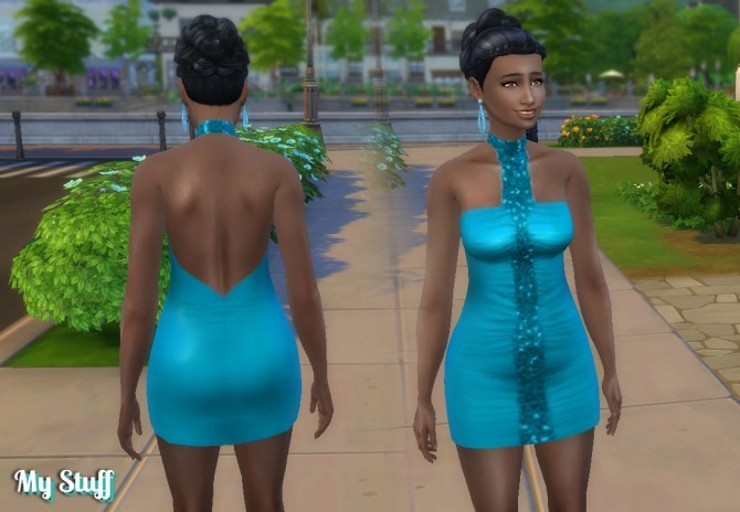 Sims 4 TS2 Night Life Dress Conversion at My Stuff