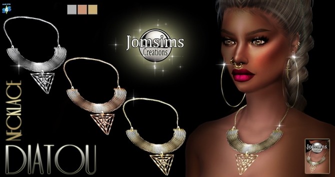 Sims 4 Diatou necklace at Jomsims Creations