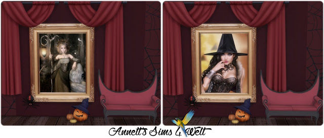 Sims 4 Witches Paintings at Annett’s Sims 4 Welt