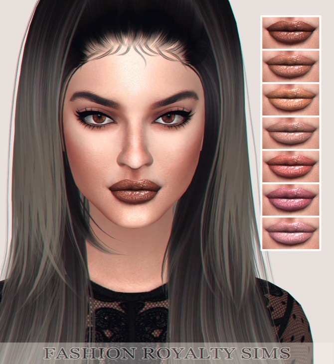 Sims 4 Kylie Lip Kit Gloss Collection at Fashion Royalty Sims