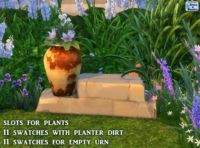 Sims 4 Slots for plants by OM at Sims 4 Studio