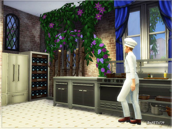 Sims 4 A breath of spring restaurant by Danuta720 at TSR