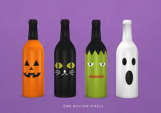 Sims 4 Halloween Bottles at One Billion Pixels