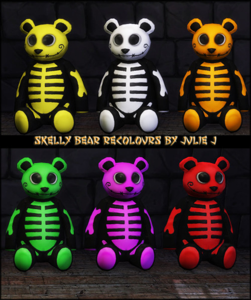 Sims 4 Spooky SkellyBear Recolours at Julietoon – Julie J