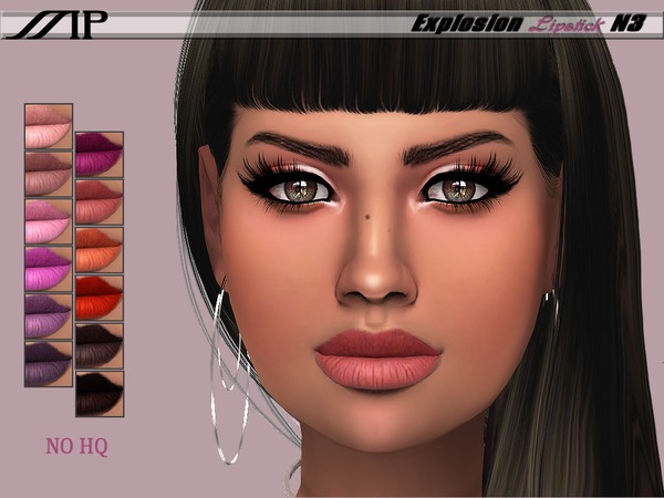 Sims 4 Explosion Lipstick N3 at BTB Sims – MartyP