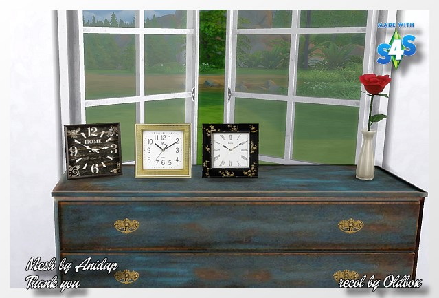 Sims 4 Photoframe recolors by Oldbox at All 4 Sims