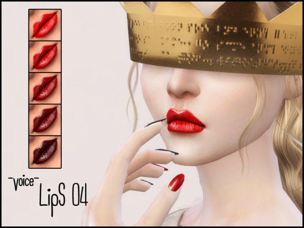 Sims 4 Voice Lips 04 by lancangzuo114 at TSR