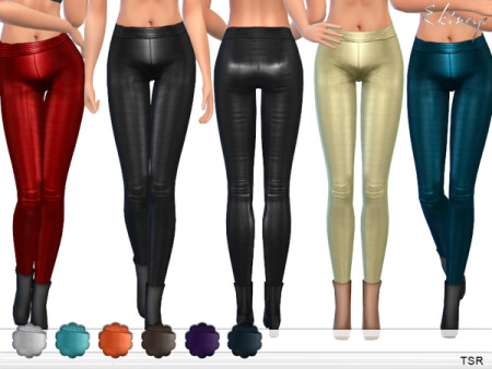Leather Leggings by ekinege at TSR » Sims 4 Updates