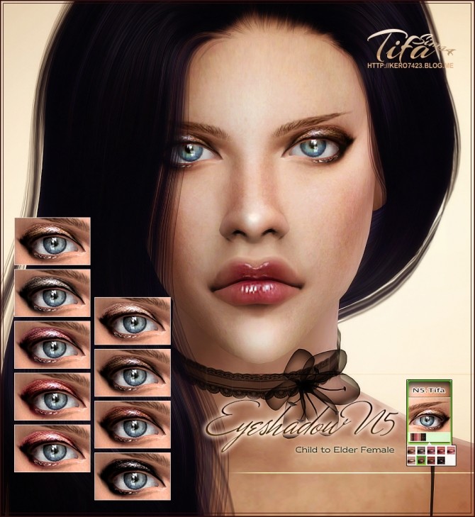 Sims 4 Eyeshadow N5 F at Tifa Sims