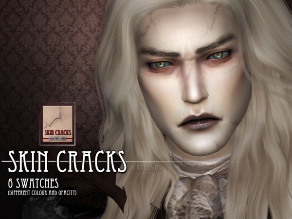 Sims 4 Skin cracks by RemusSirion at TSR