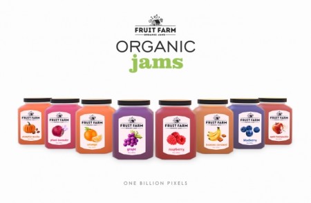 Fruit Farm Organic Jams at One Billion Pixels