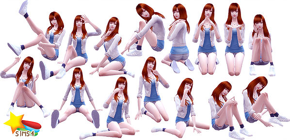 Sims 4 Combination pose 06 at A luckyday
