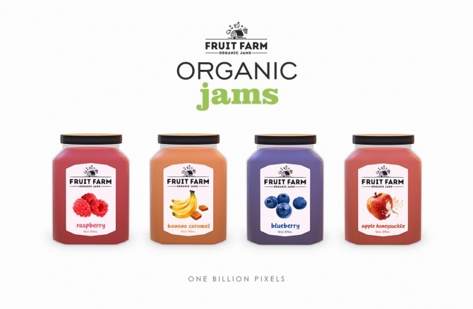 Sims 4 Fruit Farm Organic Jams at One Billion Pixels