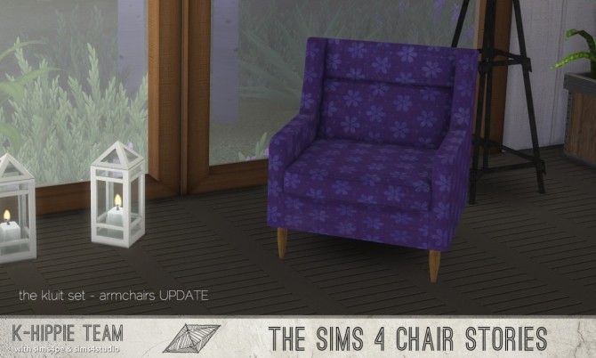 Sims 4 K Kluit Armchair Update at K hippie