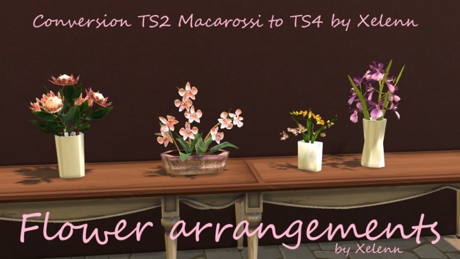 Sims 4 TS2 to TS4 Plants & Flowers Mega Pack at Xelenn
