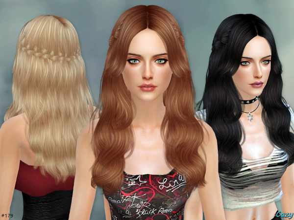 Sims 4 Sandy Hairstyle by Cazy at TSR