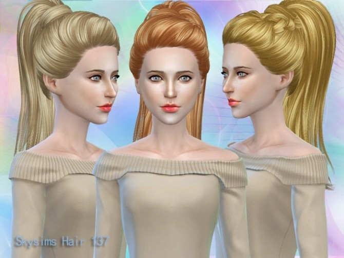 Sims 4 Skysims hair 137 (Pay) at Butterfly Sims