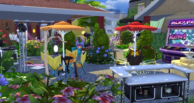Sims 4 Café Boho at ChiLLis Sims