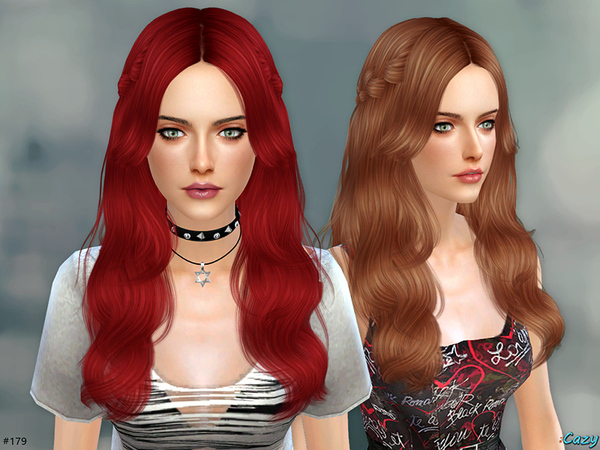 Sims 4 Sandy Hairstyle by Cazy at TSR