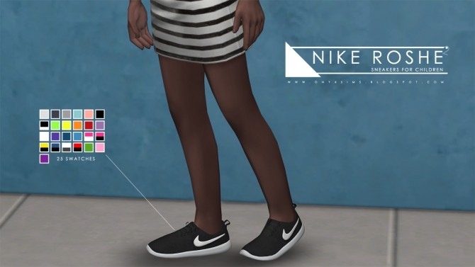 Sims 4 Child Roshe2 Shoes at Onyx Sims