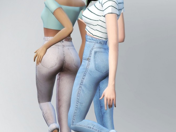 Sims 4 RECKLESS JEANS at SERENITY