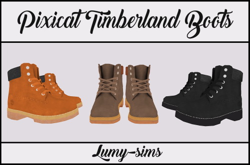 Sims 4 Pixicats Boots conversion at Lumy Sims