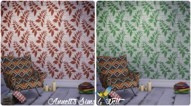 Sims 4 Leaves Broken Wallpapers at Annett’s Sims 4 Welt