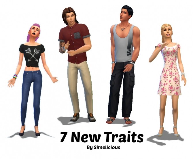 Sims 4 7 new traits Teen Pack Part 4 at Simelicious