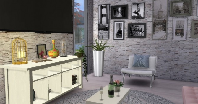 Sims 4 Little Modern House at Lily Sims