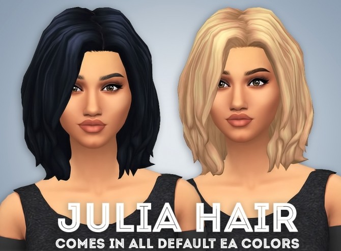 Sims 4 Julia Hair at Ivo Sims