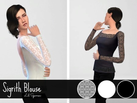 Sigrith Blouse by Lil Sparrow at TSR