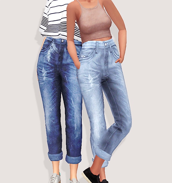 Sims 4 Deltasim’s mom jeans 3t4 conversion at Puresims