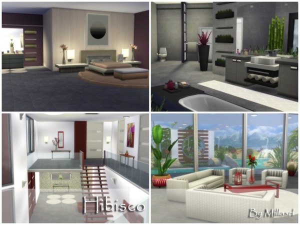 Sims 4 Hibisco house by millasrl at TSR