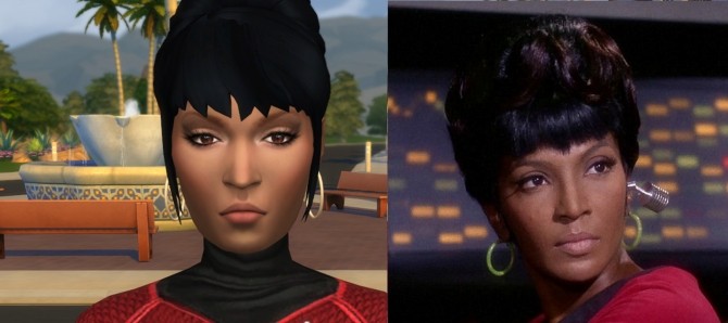 Sims 4 Lt Nyota Uhura Communications Officer by Snowhaze at Mod The Sims
