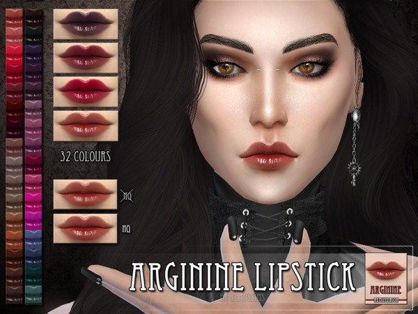 Sims 4 Arginine Lipstick by RemusSirion at TSR
