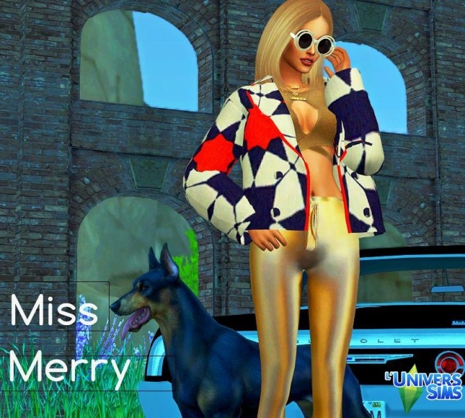 Sims 4 Winter coat by Tini Sims at L’UniverSims