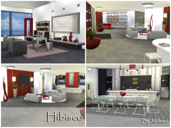 Sims 4 Hibisco house by millasrl at TSR