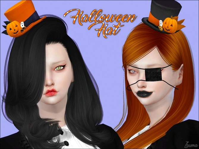 Sims 4 Yume Halloween Hat by Zauma at TSR