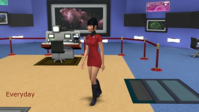 Sims 4 Lt Nyota Uhura Communications Officer by Snowhaze at Mod The Sims