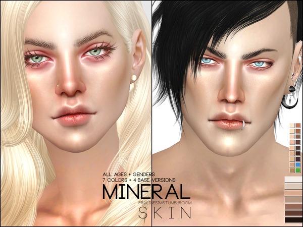 Sims 4 PS Mineral Skin by Pralinesims at TSR