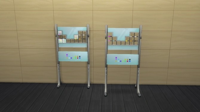 Sims 4 Smaller Elemental Display Rack by chaggith at Mod The Sims